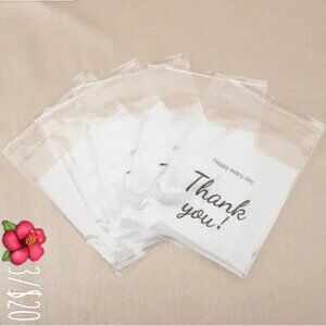 10 Thank You Mini Self Adhesive Bags!!! Thank You Bags 🌺3/$20